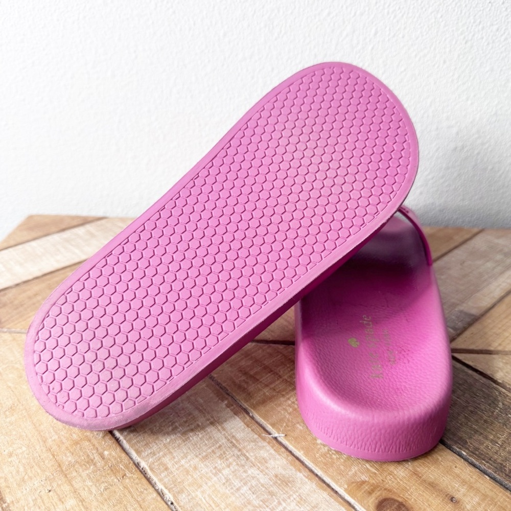 Kate Spade Sunny Pink Slide Sandals - Picture 10 of 11